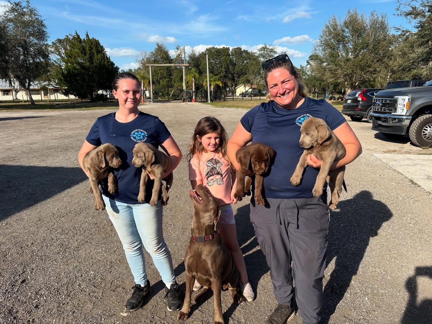 Client-owned service dog training